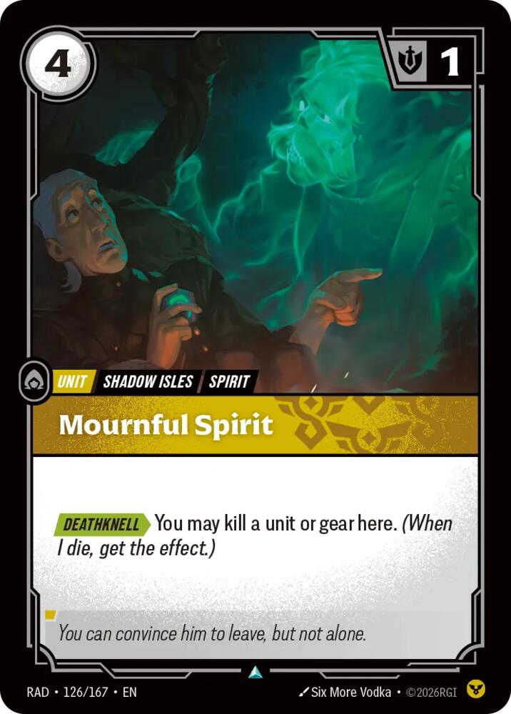 Mournful Spirit 126/167 (Radiance)  - Foil | Good Games Morley