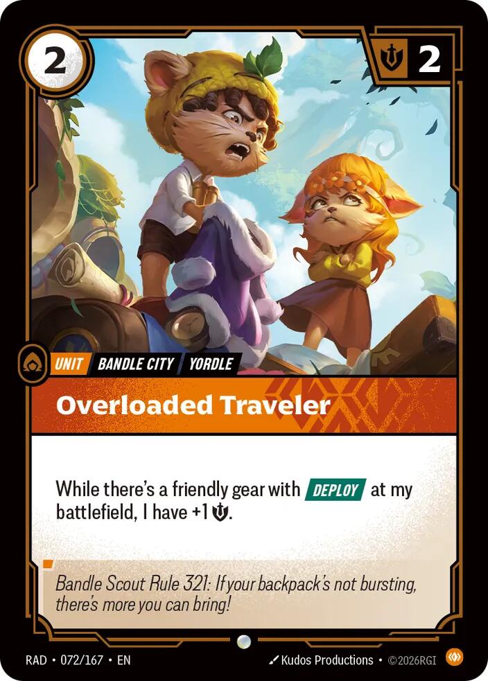Overloaded Traveler 072/167 (Radiance)  - Foil | Good Games Morley
