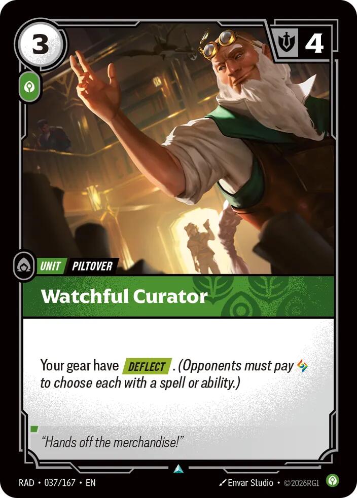 Watchful Curator 037/167 (Radiance)  - Foil | Good Games Morley