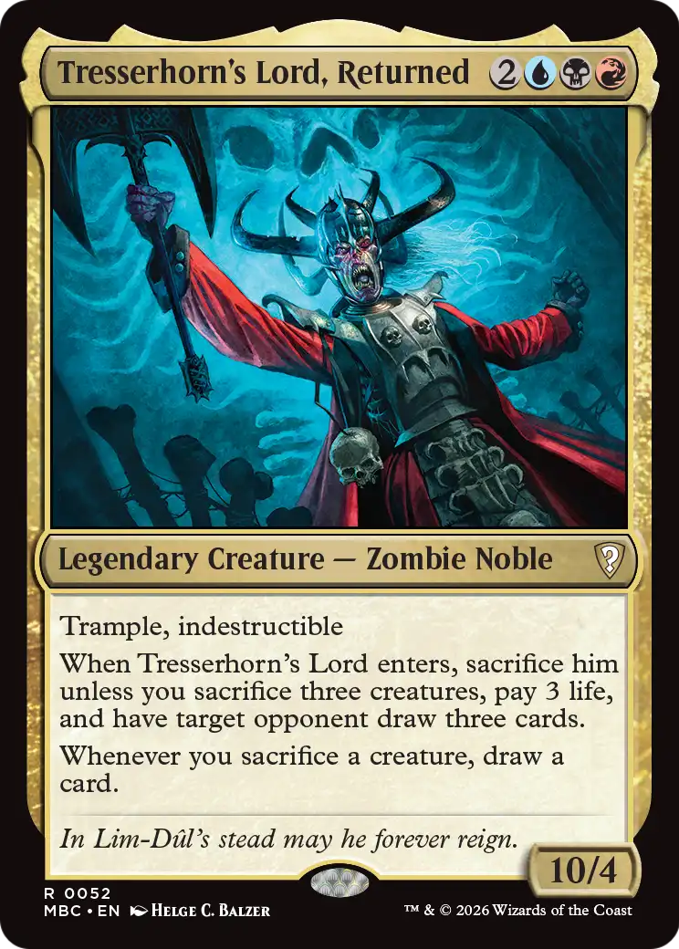 Tresserhorn's Lord, Returned [Mystery Booster: Commander Edition] | Good Games Morley