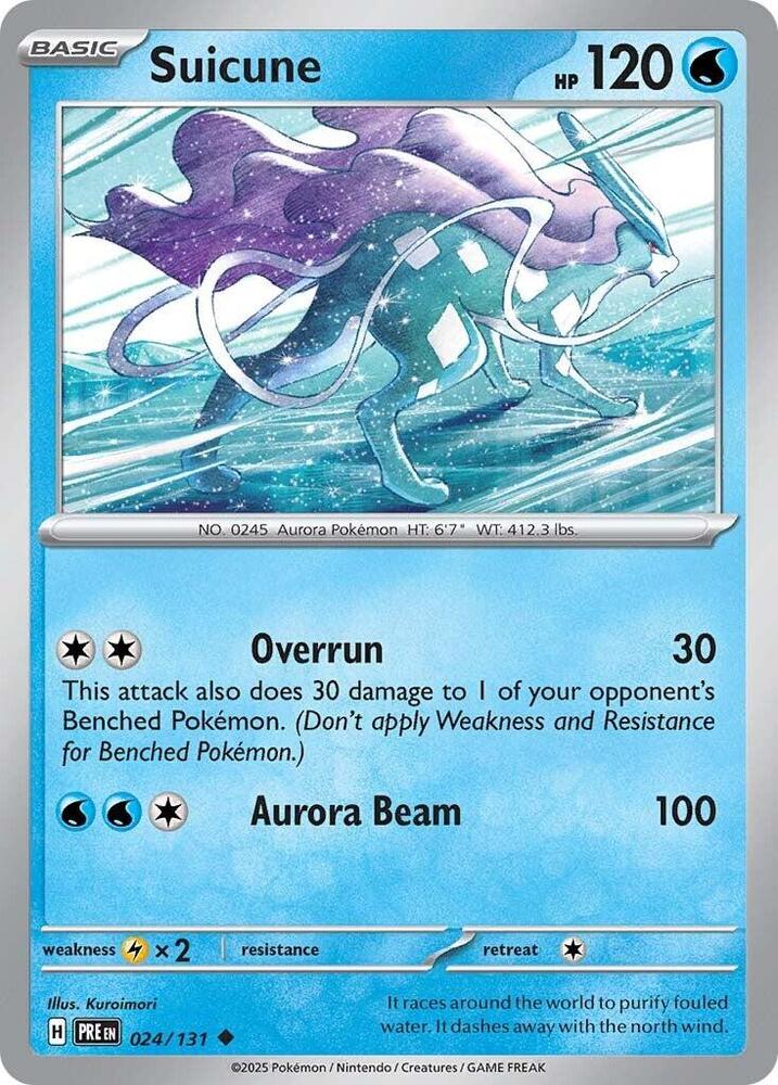 Suicune (024/131) [Scarlet & Violet: Prismatic Evolutions] | Good Games Morley