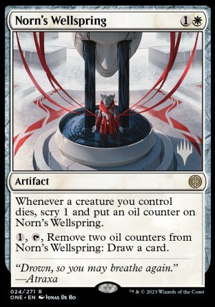 Norn's Wellspring (Promo Pack) [Phyrexia: All Will Be One Promos] | Good Games Morley