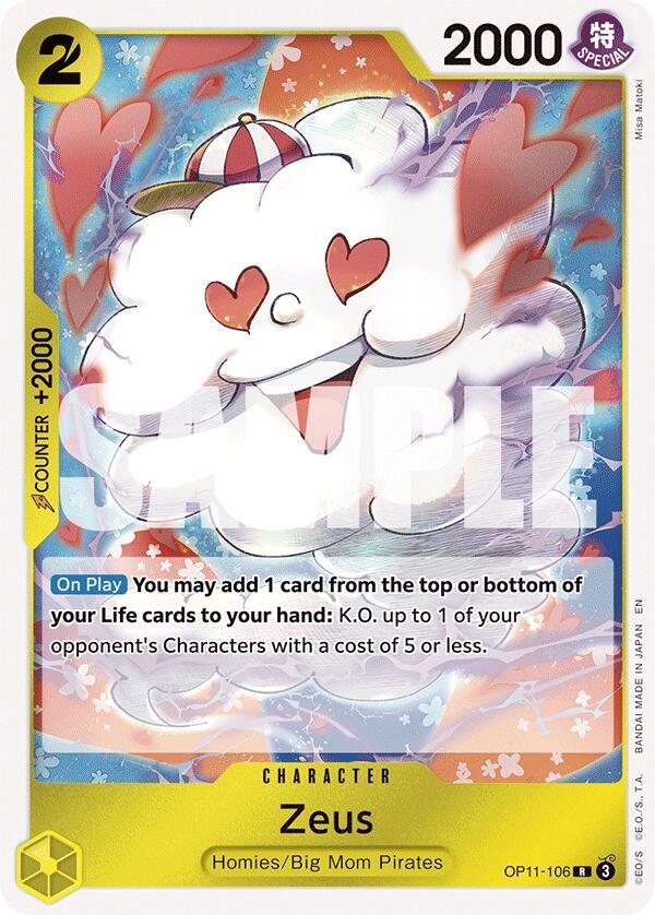 Zeus OP11-106 (A Fist of Divine Speed)  - Foil | Good Games Morley