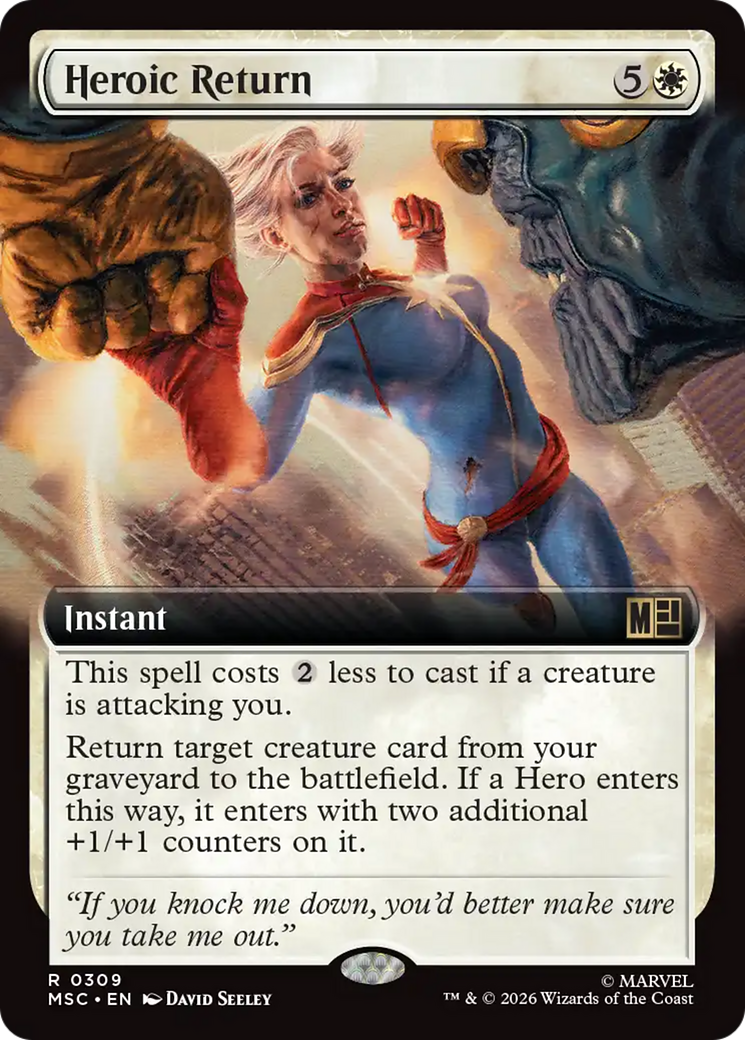 Heroic Return (Extended Art) [Marvel Super Heroes Commander] | Good Games Morley