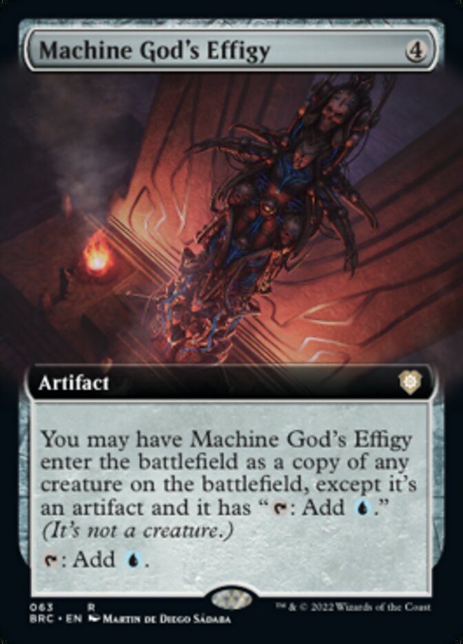 Machine God's Effigy (Extended Art) [The Brothers' War Commander] | Good Games Morley