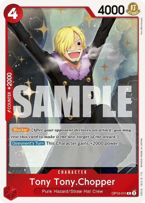 Tony Tony.Chopper OP10-011 (Royal Blood)  - Foil | Good Games Morley