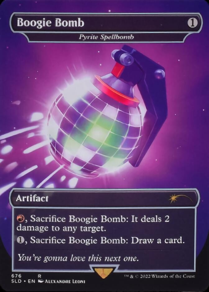 Pyrite Spellbomb - Boogie Bomb (Borderless) [Secret Lair Drop Promos] | Good Games Morley