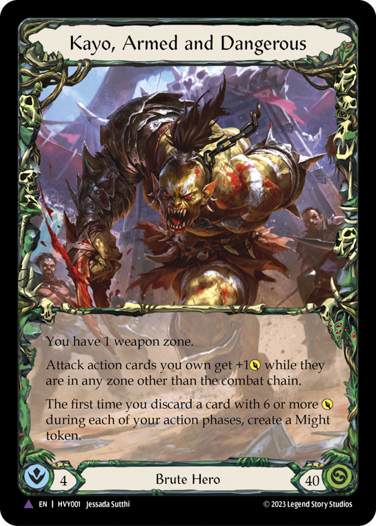 Kayo, Armed and Dangerous (Marvel) [HVY001] (Heavy Hitters)  Cold Foil | Good Games Morley