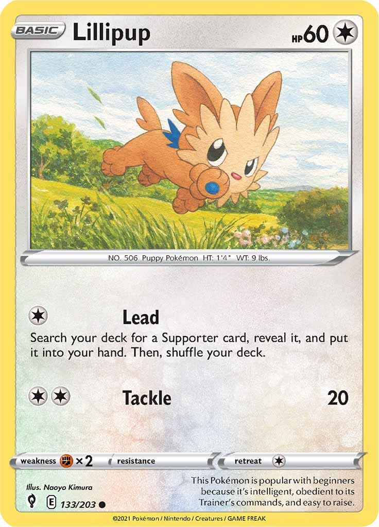 Lillipup (133/203) [Sword & Shield: Evolving Skies] | Good Games Morley
