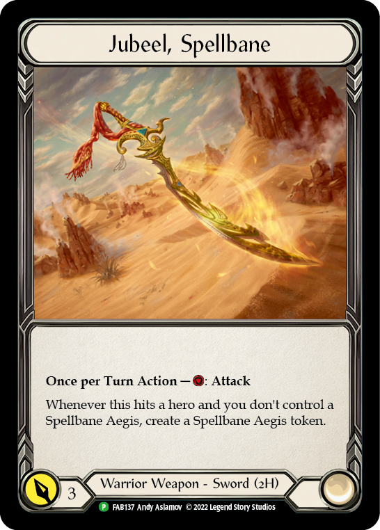 Jubeel, Spellbane [FAB137] (Promo)  Cold Foil | Good Games Morley