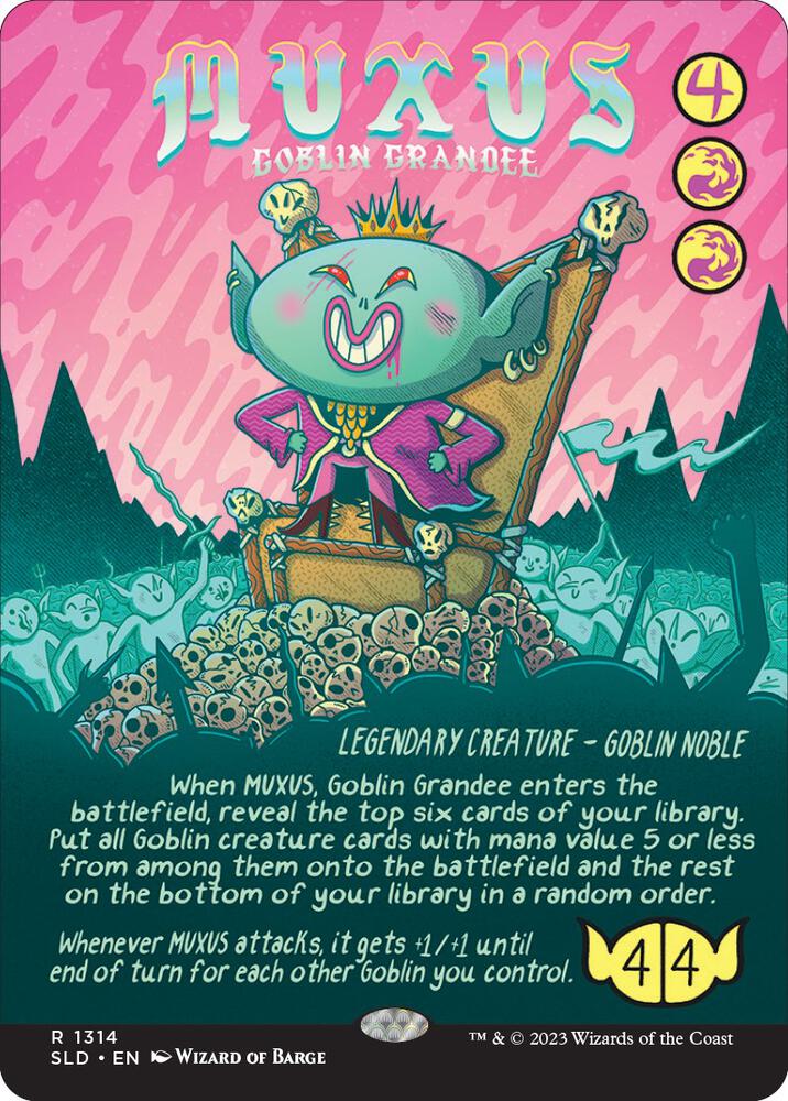 Muxus Goblin Grandee 1314 (Secret Lair Drop Series)  - Borderless | Good Games Morley