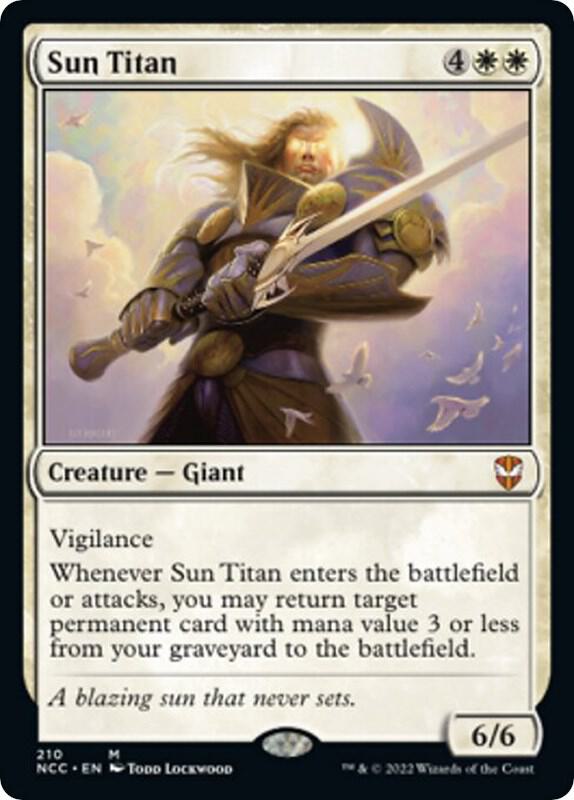 Sun Titan 210 (Commander: Streets of New Capenna)  | Good Games Morley