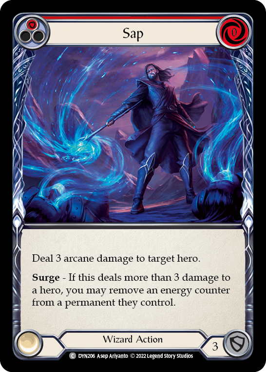 Sap (Red) [DYN206] (Dynasty)  Rainbow Foil | Good Games Morley