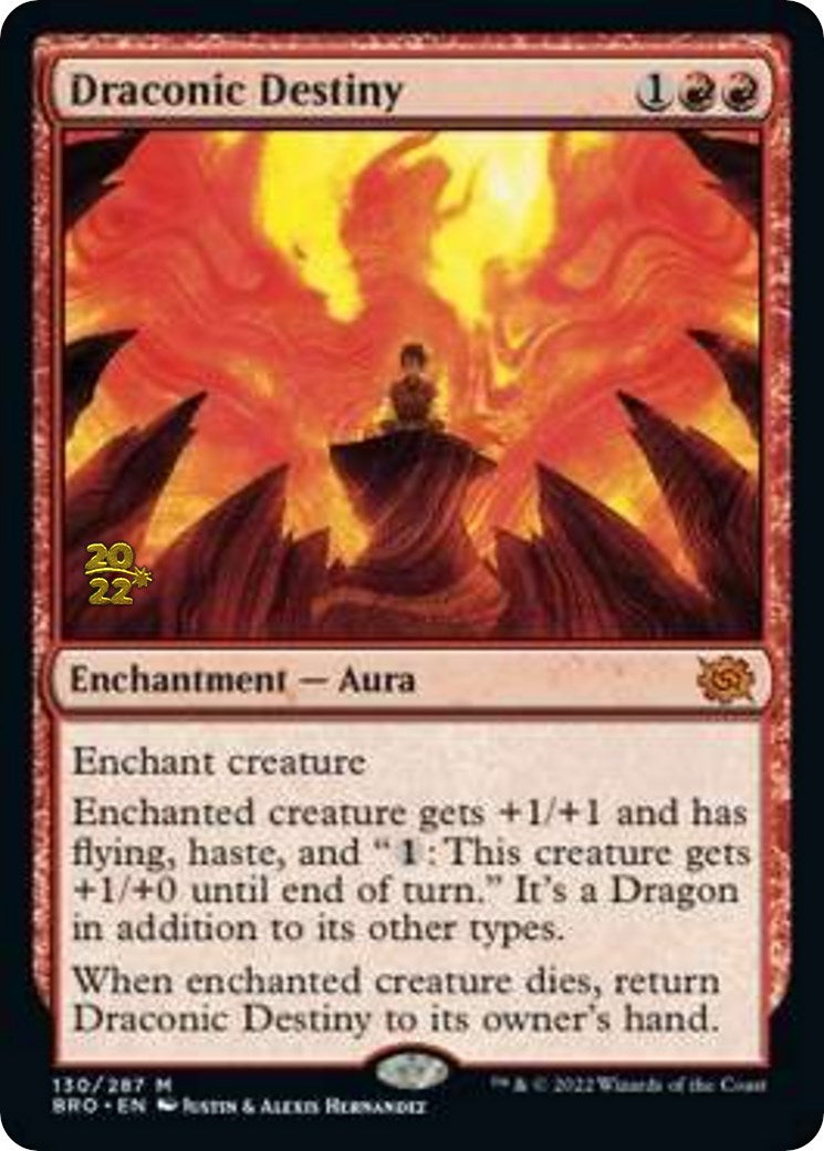 Draconic Destiny [The Brothers' War Prerelease Promos] | Good Games Morley