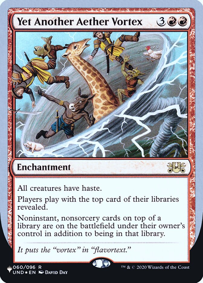 Yet Another Aether Vortex (Unfinity Foil Edition) [The List] | Good Games Morley