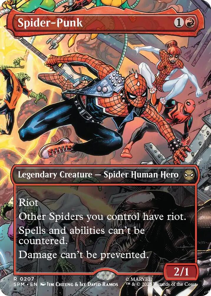 Spider-Punk 207/198 (Marvel's Spider-Man)  - Borderless | Good Games Morley