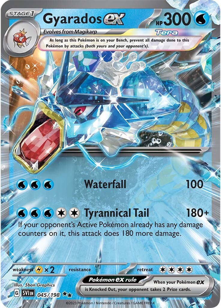 Gyarados ex (045/198) [Scarlet & Violet: Base Set] | Good Games Morley