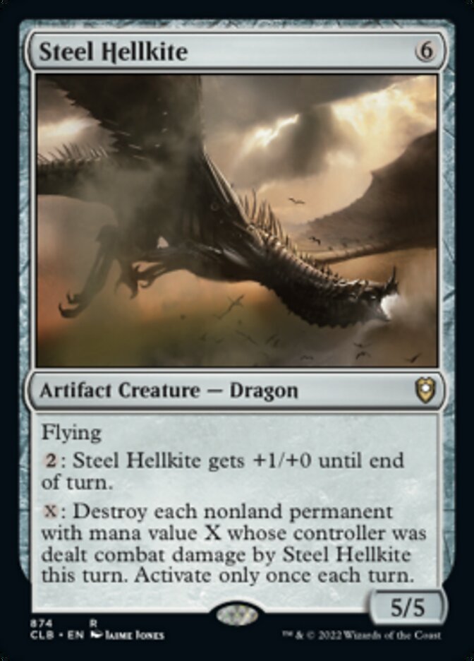Steel Hellkite [Commander Legends: Battle for Baldur's Gate] | Good Games Morley