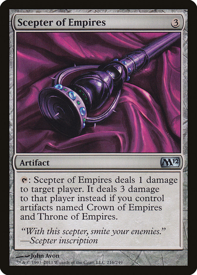 Scepter of Empires 216/249 (Magic 2012 (M12))  - Foil | Good Games Morley