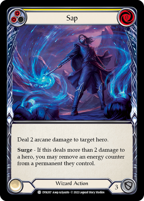 Sap (Yellow) [DYN207] (Dynasty)  Rainbow Foil | Good Games Morley