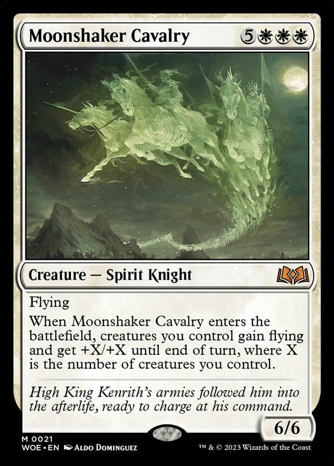 Moonshaker Cavalry 21 (Wilds of Eldraine)  | Good Games Morley