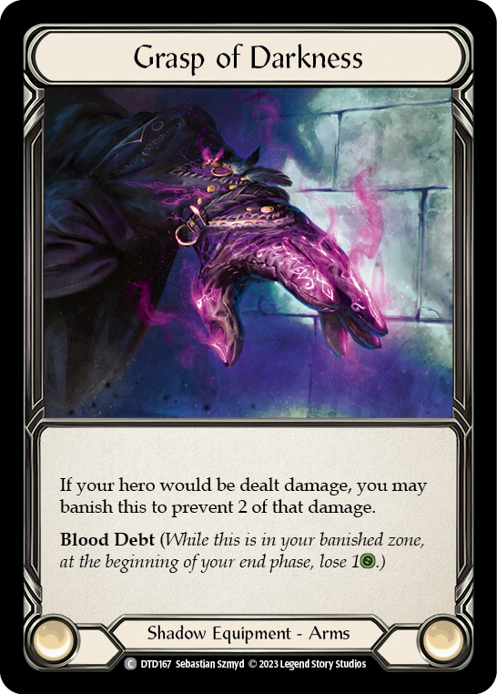 Grasp of Darkness [DTD167] (Dusk Till Dawn)  Cold Foil | Good Games Morley