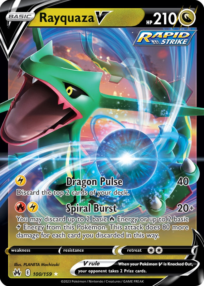 Rayquaza V 100/159 (Jumbo Card) [Sword & Shield: Evolving Skies] | Good Games Morley