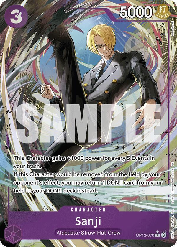 Sanji OP12-070 (Legacy of the Master)  - Alternate Art Foil | Good Games Morley