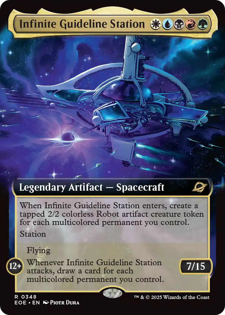 Infinite Guideline Station (Extended Art) [Edge of Eternities] | Good Games Morley