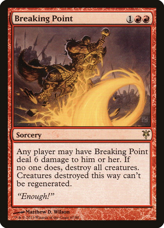 Breaking Point [Duel Decks: Sorin vs. Tibalt] | Good Games Morley
