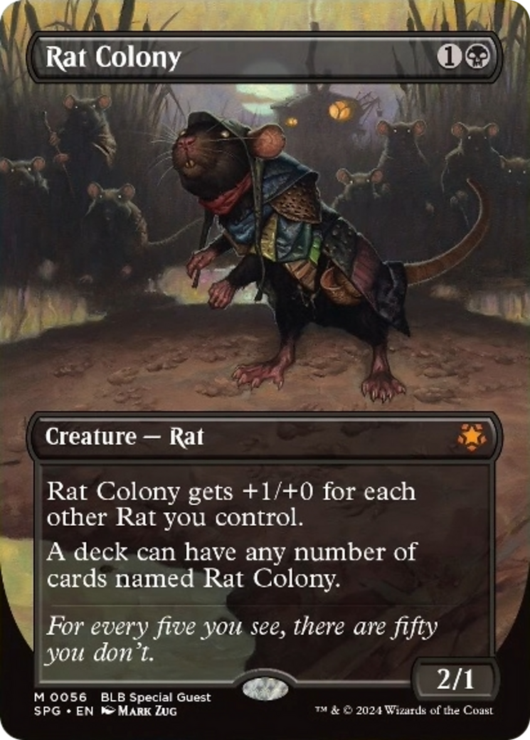 Rat Colony (Borderless) [Bloomburrow Special Guests] | Good Games Morley