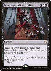 Monumental Corruption [Phyrexia: All Will Be One Commander] | Good Games Morley
