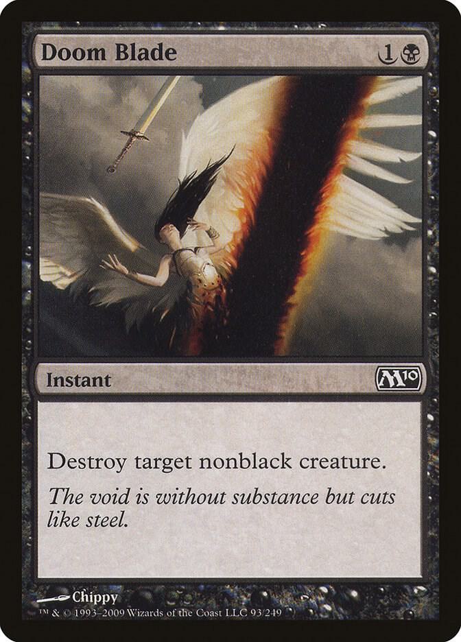 Doom Blade 93/249 (Magic 2010 (M10))  - Foil | Good Games Morley