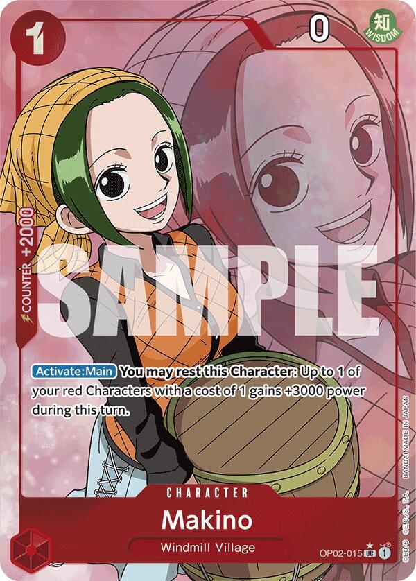 Makino OP02-015 (Premium Booster -The Best-)  - Full Art Foil | Good Games Morley
