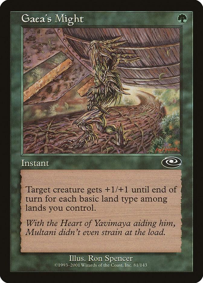 Gaea's Might 81/143 (Planeshift)  - Foil | Good Games Morley