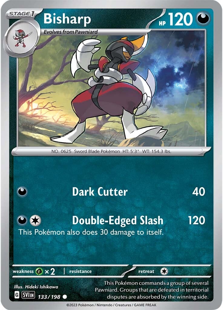 Bisharp (133/198) [Scarlet & Violet: Base Set] | Good Games Morley