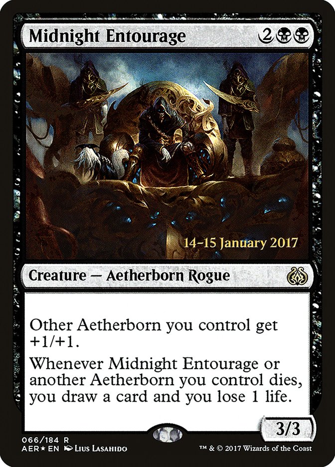 Midnight Entourage [Aether Revolt Prerelease Promos] | Good Games Morley