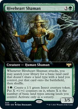 Hiveheart Shaman Extended Art 390/277 (Innistrad: Crimson Vow)  | Good Games Morley