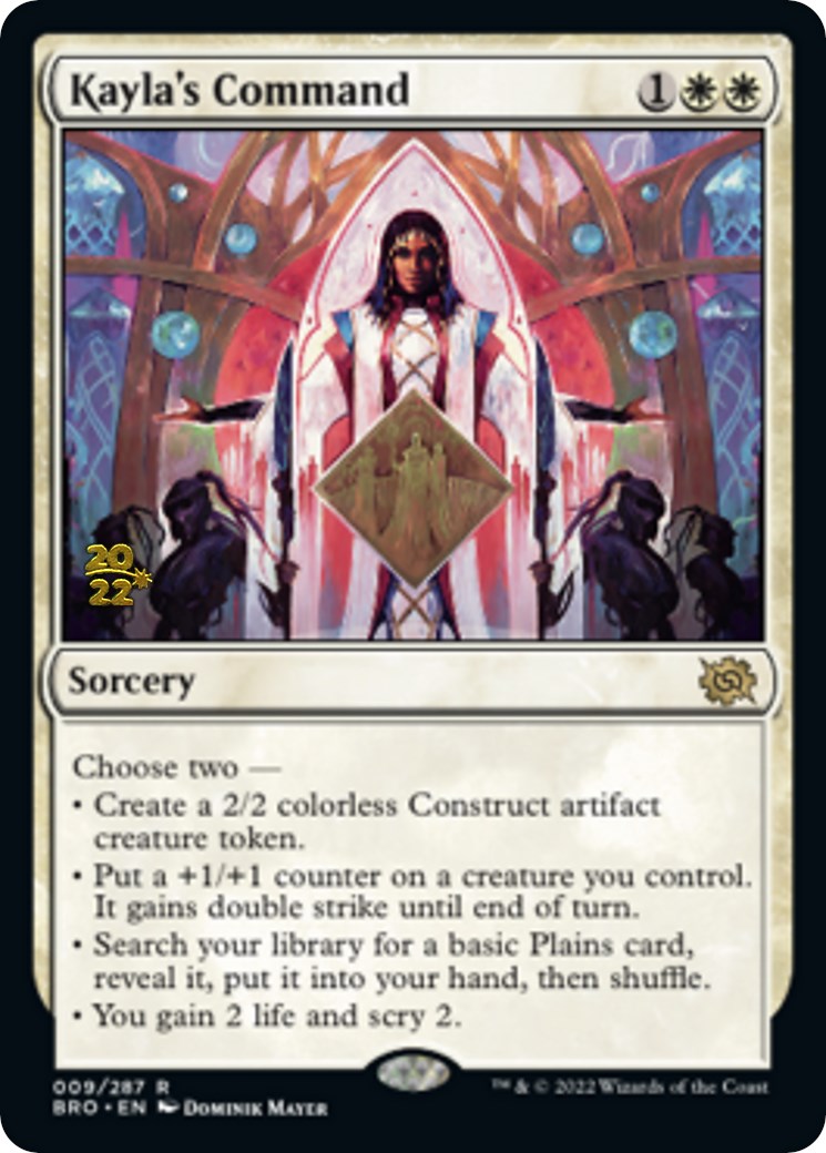 Kayla's Command [The Brothers' War Prerelease Promos] | Good Games Morley