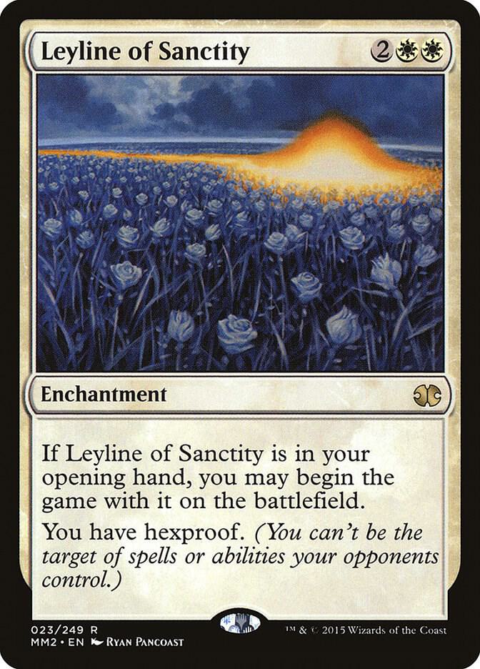 Leyline of Sanctity 23/249 (Modern Masters 2015)  - Foil | Good Games Morley