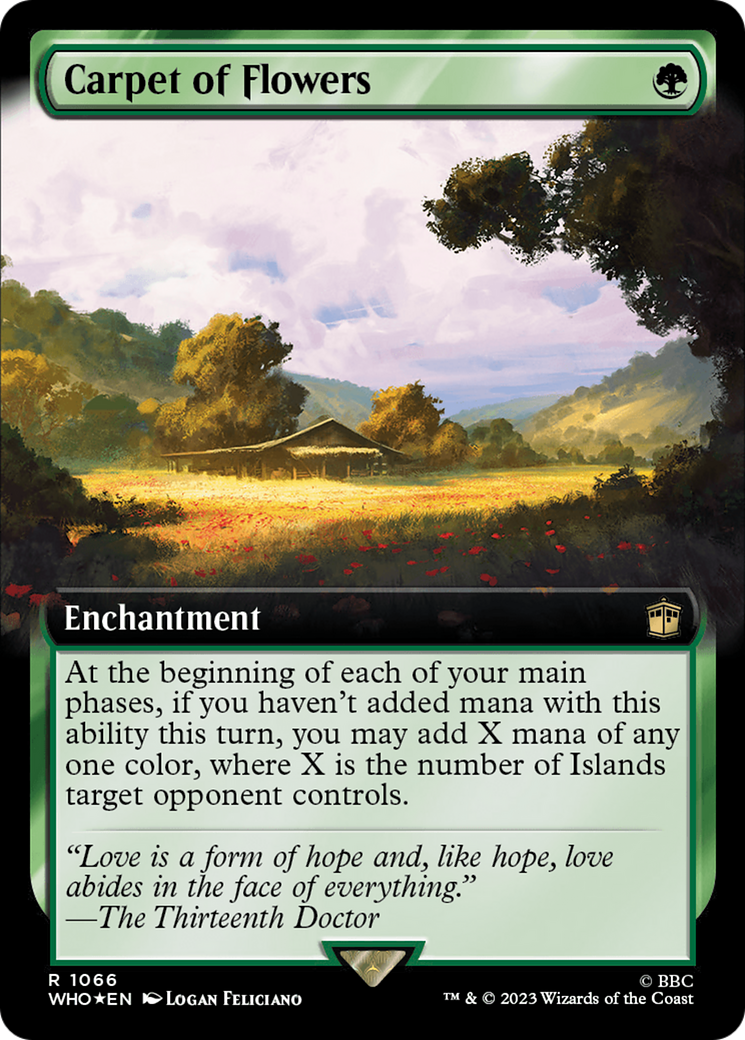 Carpet of Flowers (Extended Art) (Surge Foil) [Doctor Who] | Good Games Morley