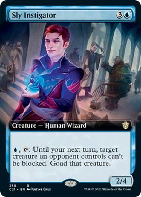 Sly Instigator (Extended Art) [Commander 2021] | Good Games Morley