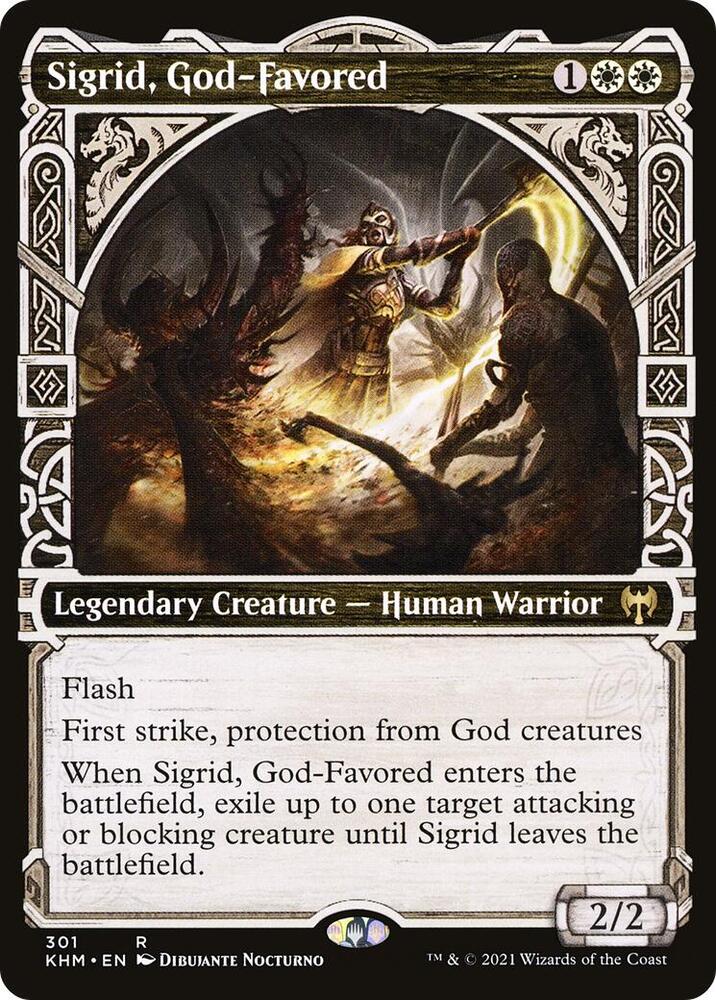 Sigrid, God-Favored 301/285 (Kaldheim)  | Good Games Morley