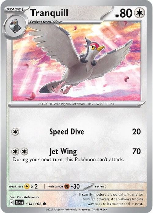 Tranquill 134/162 (SV05: Temporal Forces)  - Reverse Holofoil | Good Games Morley