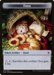 Wolf // Food (17) Double-Sided Token [Throne of Eldraine Tokens] | Good Games Morley