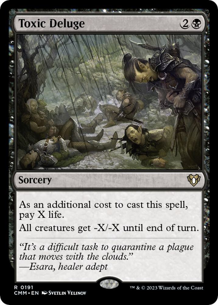 Toxic Deluge 191/451 (Commander Masters)  - Foil | Good Games Morley