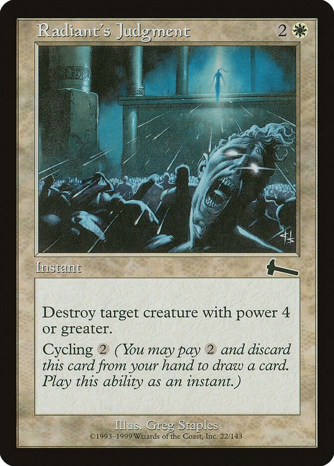 Radiants Judgment 22/143 (Urza's Legacy)  - Foil | Good Games Morley