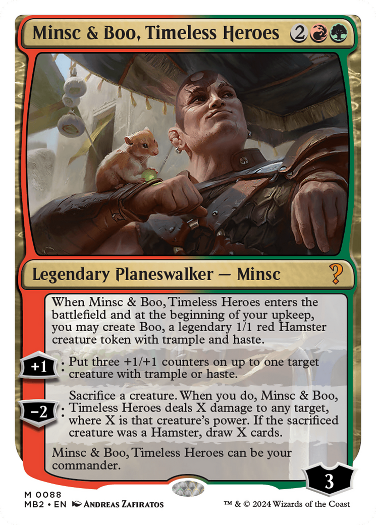Minsc & Boo, Timeless Heroes (White Border) [Mystery Booster 2] | Good Games Morley