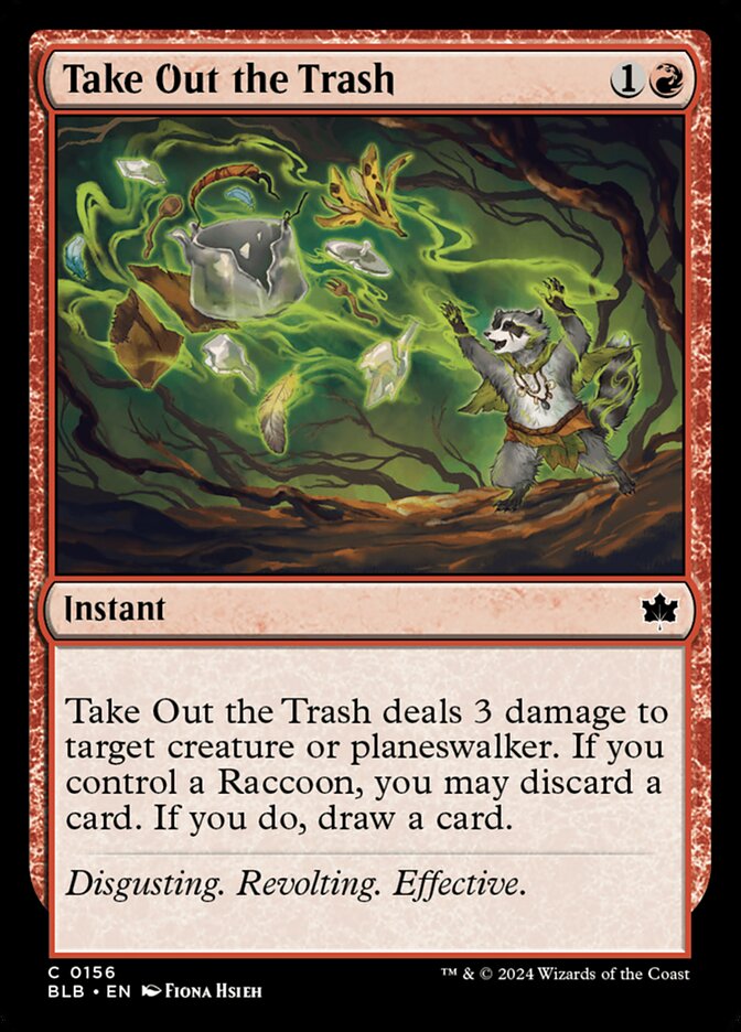Take Out the Trash 156 (Bloomburrow)  - Foil | Good Games Morley