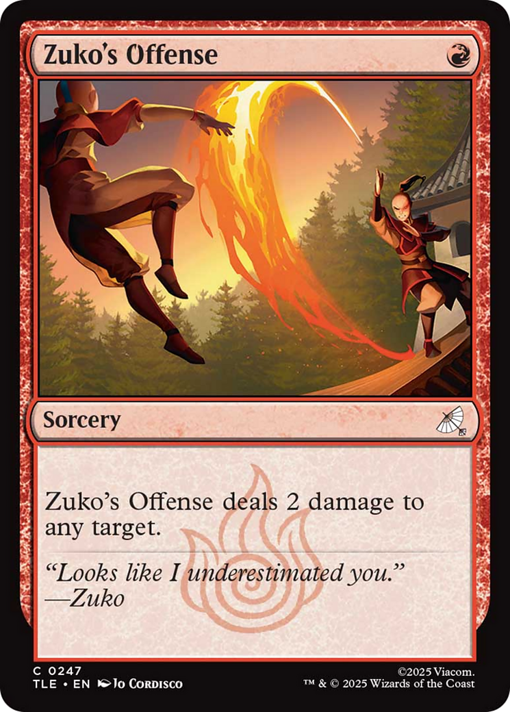 Zuko's Offense [Avatar: The Last Airbender: Eternal-Legal] | Good Games Morley